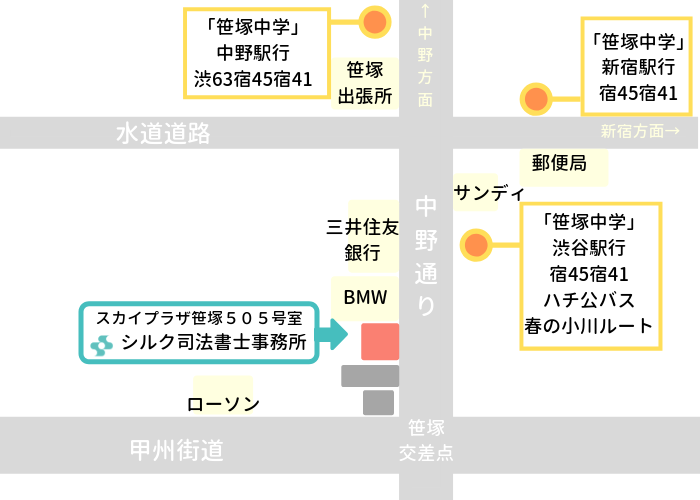 アクセス シルク司法書士事務所 東京都渋谷区の女性司法書士